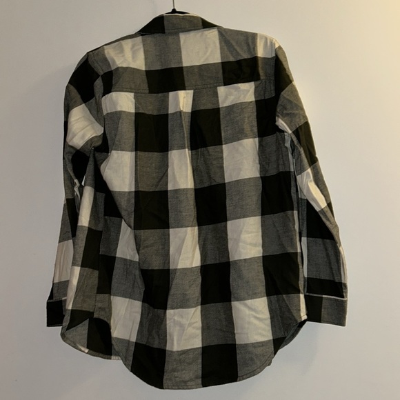 Old Navy The Classic Shirt Small Green Plaid - Picture 3 of 5